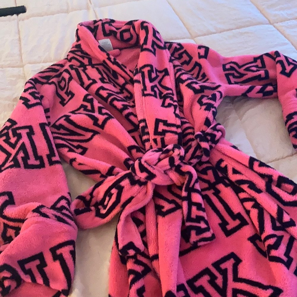 Pretty in pink bath robe